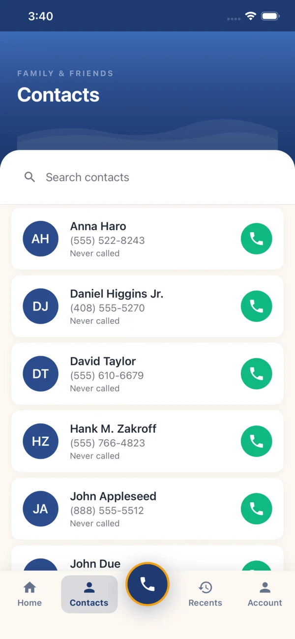 Your people, one tap away